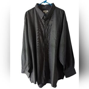 Cutter & Buck Charcoal Checkered Shirt